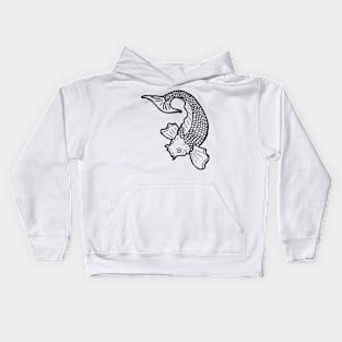 Fish shirt Kids Hoodie